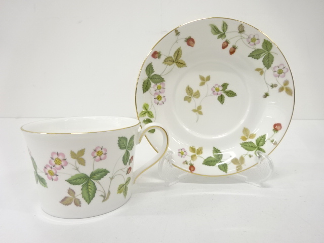 WEDGWOOD　ウェッジウッド　ワイルドストロベリー　カップ＆ソーサー